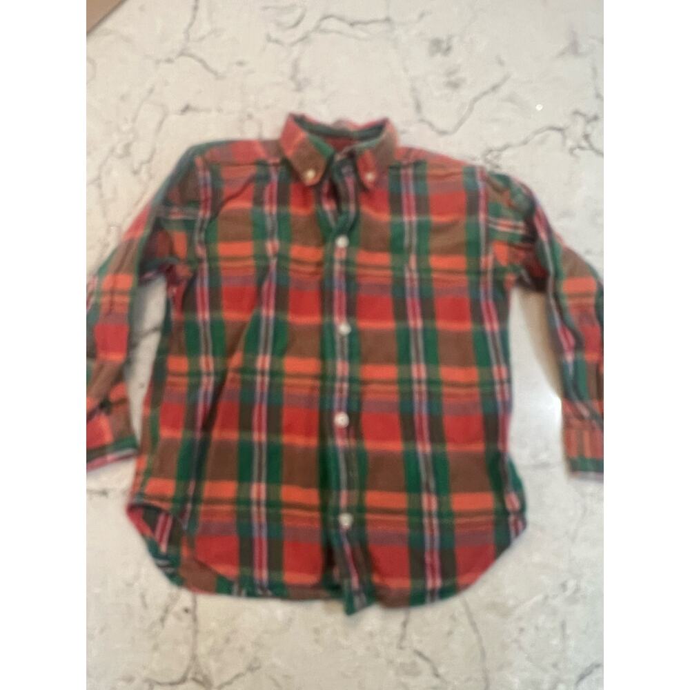 Ralph Lauren Polo Flannel 3t button down shirt